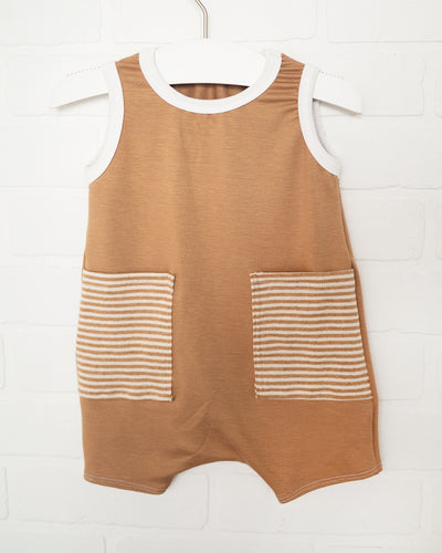 Tank shorts romper