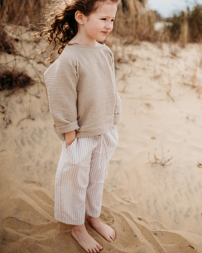 Striped beach pants